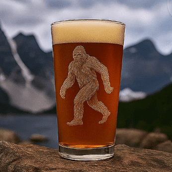 Big Foot in Oregon Pint Glass Hi Ball Cup